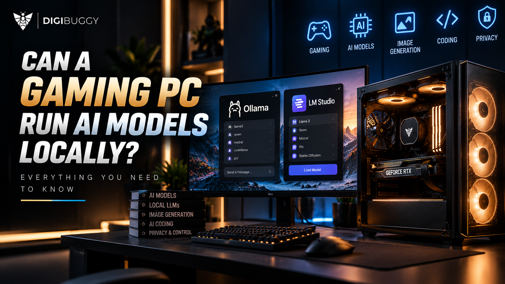 Can a gaming PC run AI models locally in 2026