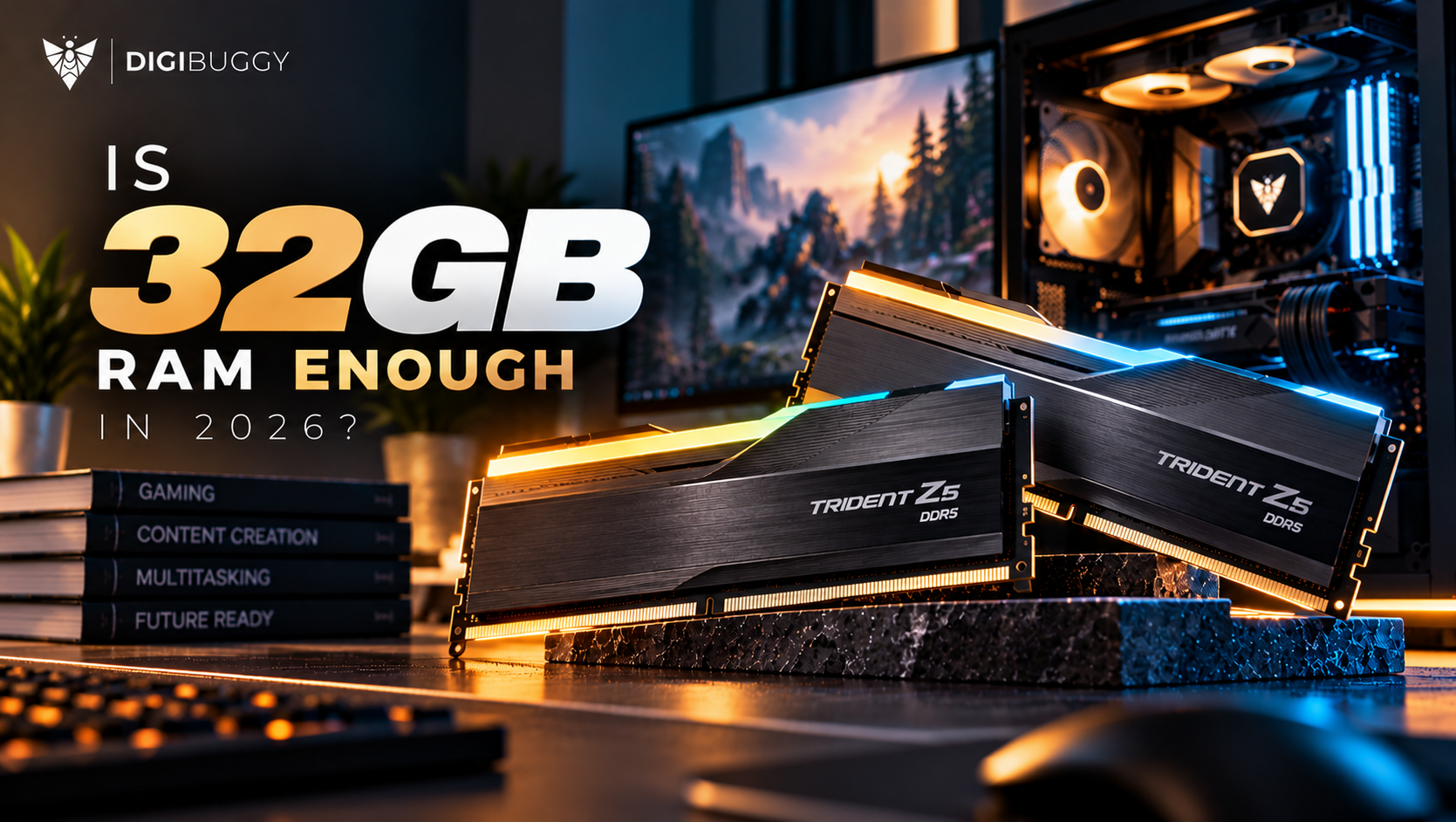 Is 32GB RAM enough in 2026? 32GB vs 64GB RAM for gaming, AI and PC builds