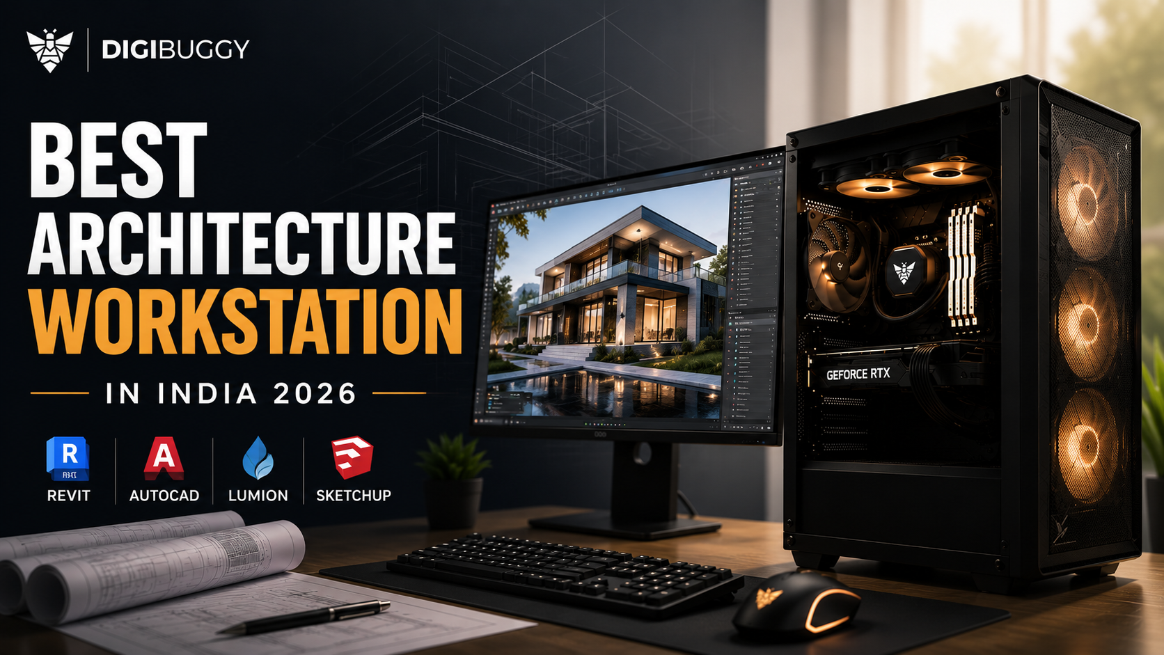 Best Architecture Workstation in India 2026 | Revit, AutoCAD, Lumion & SketchUp PC Guide