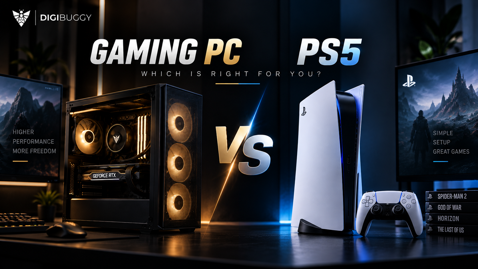 Gaming PC vs PS5 in India 2026 comparison
