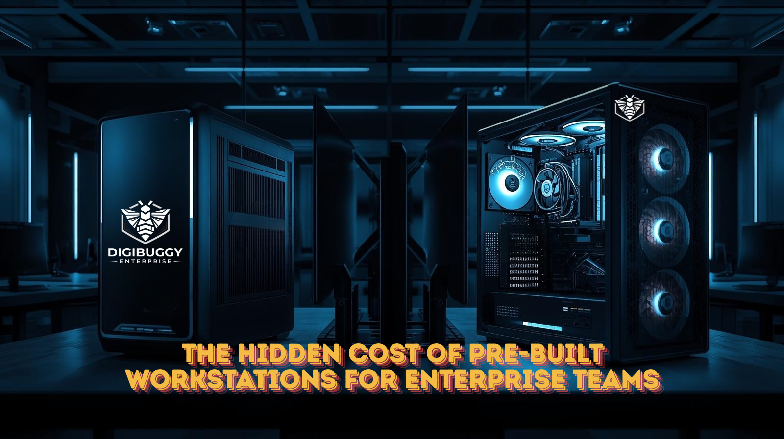 Pre-built vs custom enterprise workstations highlighting performance and scalability differences