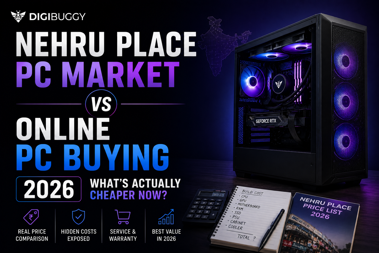 Nehru Place PC Market vs Online 2026 | What's Actually Cheaper Now?