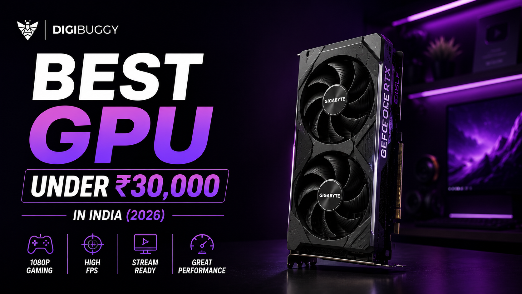 Best GPU Under ₹30,000 in India (2026)