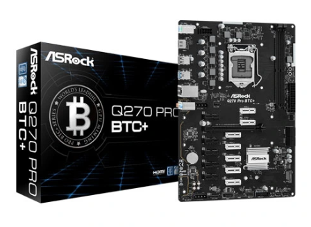 ASRock Q270 Pro BTC Plus ATX DDR4 Motherboard