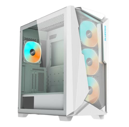 Gigabyte C301 Glass V2 ARGB White E-ATX Mid Tower Case