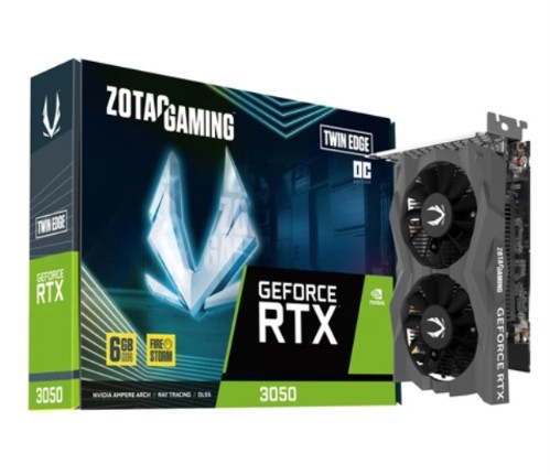 ZOTAC Gaming GeForce RTX 3050 Twin Edge OC 6GB GDDR6 GPU