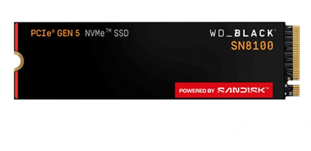 WD Black SN8100 4TB NVMe Gen5 SSD