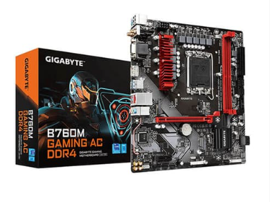 GIGABYTE B760M GAMING AC DDR4 (WI-FI ) MOTHERBOARD