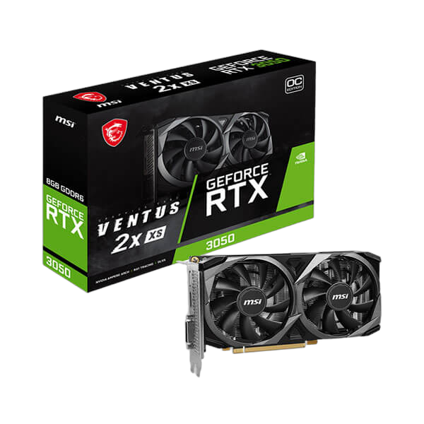 MSI RTX 3050 Ventus 2X XS OC 8GB Graphics Card