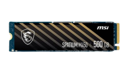 MSI Spatium M450 500GB NVMe Gen4 SSD