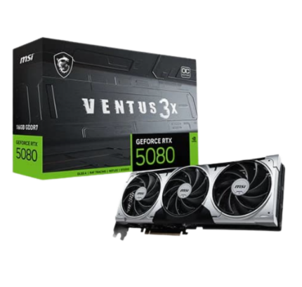 MSI RTX 5080 Ventus 3X OC Plus 16GB GDDR7 Graphics Card