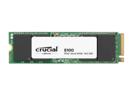 Crucial E100 480GB NVMe Gen4 SSD