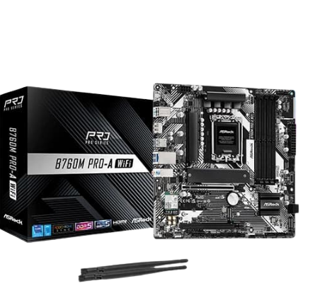 ASRock B760M Pro-A WiFi M-ATX Motherboard