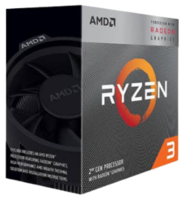 AMD Ryzen 3 3200G (4 Cores, 4 Threads, Up to 4.0 GHz)