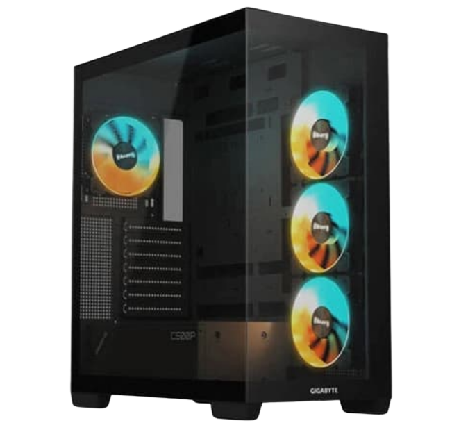 Gigabyte C500 Panoramic Stealth Black ARGB ATX Mid Tower Case