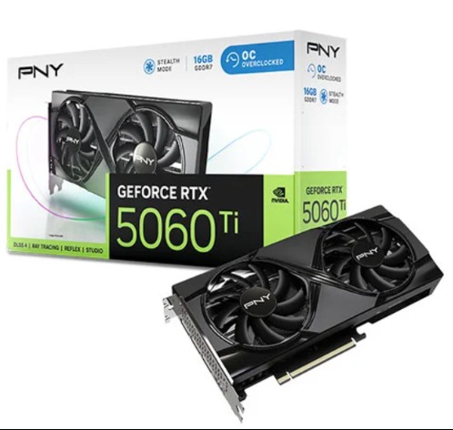 PNY RTX 5060 Ti OC 16GB GDDR7 Graphics Card
