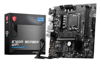 MSI B760M BOMBER WIFI M-ATX MOTHERBOARD