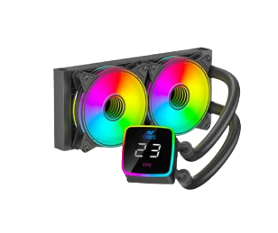 Ant Esports ICE-Flow 240 ARGB 240mm CPU Liquid Cooler (Black)