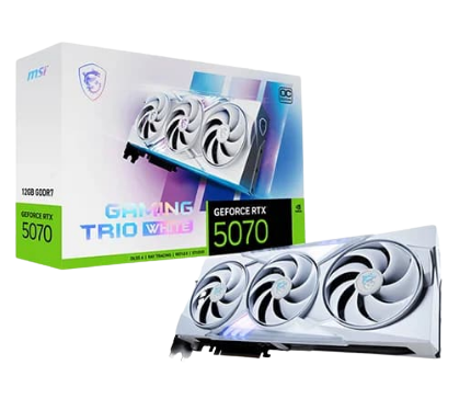 MSI RTX 5070 Gaming Trio OC White 12GB GDDR7 Graphics Card