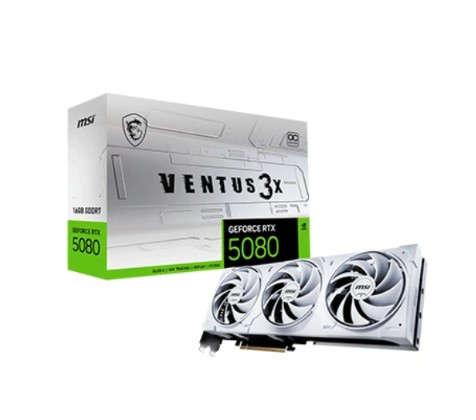MSI RTX 5080 Ventus 3X OC 16GB GDDR7 Graphics Card