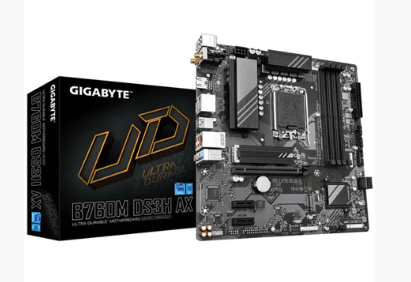 Gigabyte B760M DS3H AX WiFi DDR5 M-ATX Motherboard