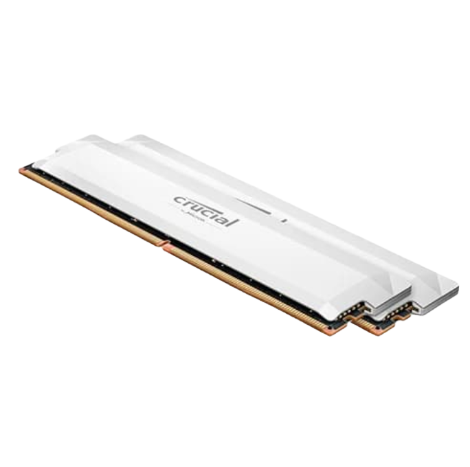 Crucial Pro OC White 32GB (16GBx2) 6000MHz CL36 DDR5 RAM