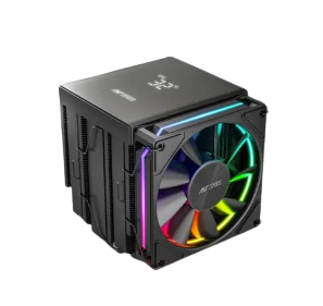 Ant Esports V8 Digital ARGB 120mm Dual Tower CPU Air Cooler with Temperature Display