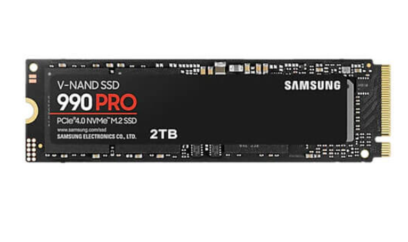 Samsung 990 Pro 2TB M.2 NVMe Gen4 SSD