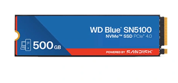 WD Blue SN5100 500GB NVMe Gen4 SSD