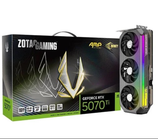 Zotac RTX 5070 Ti AMP Extreme Infinity 16GB GDDR7 Graphics Card