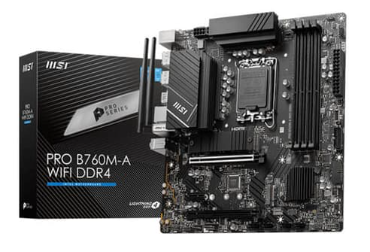 MSI PRO B760M-A WIFI DDR4 MOTHERBOARD